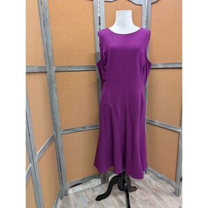 Evan Picone Purple Tank Top Dress in 16